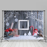 Lofaris Glitter Tree Snowflake Christmas Backdrop For Party